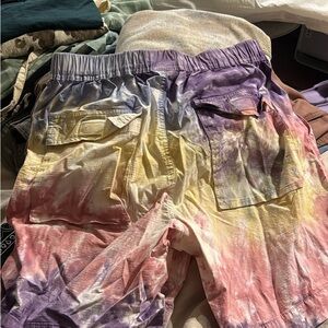 Colorful Tie-Dye Kids Shorts